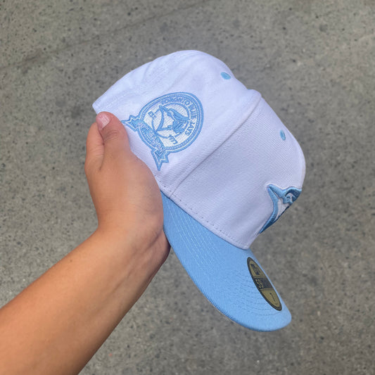 Gorra 59FIFTY Azul Cielo & Blanca – Toronto Blue Jays Edition 🌐🪬