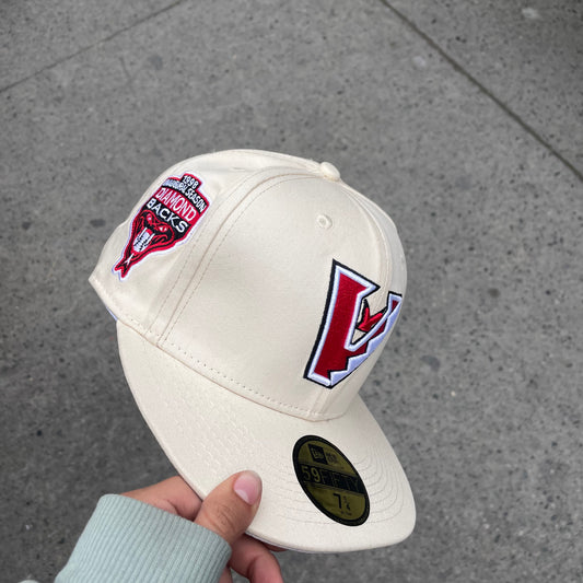 🐍 New Era 59FIFTY – Arizona Diamondbacks (Beige/Crema)