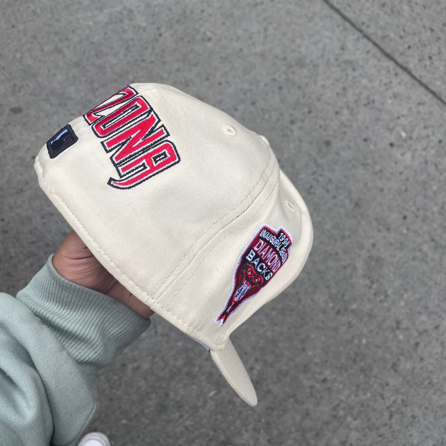 🐍 New Era 59FIFTY – Arizona Diamondbacks (Beige/Crema)