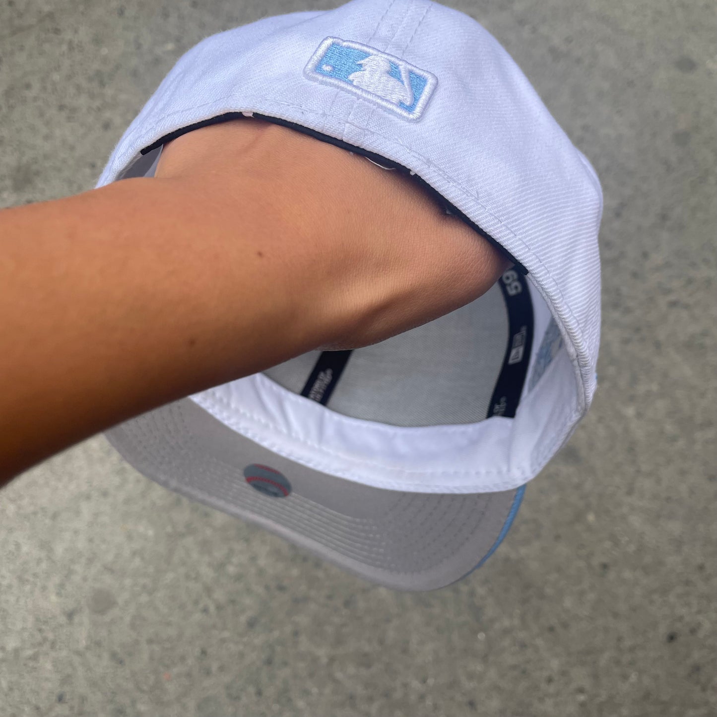 Gorra 59FIFTY Azul Cielo & Blanca – Toronto Blue Jays Edition 🌐🪬